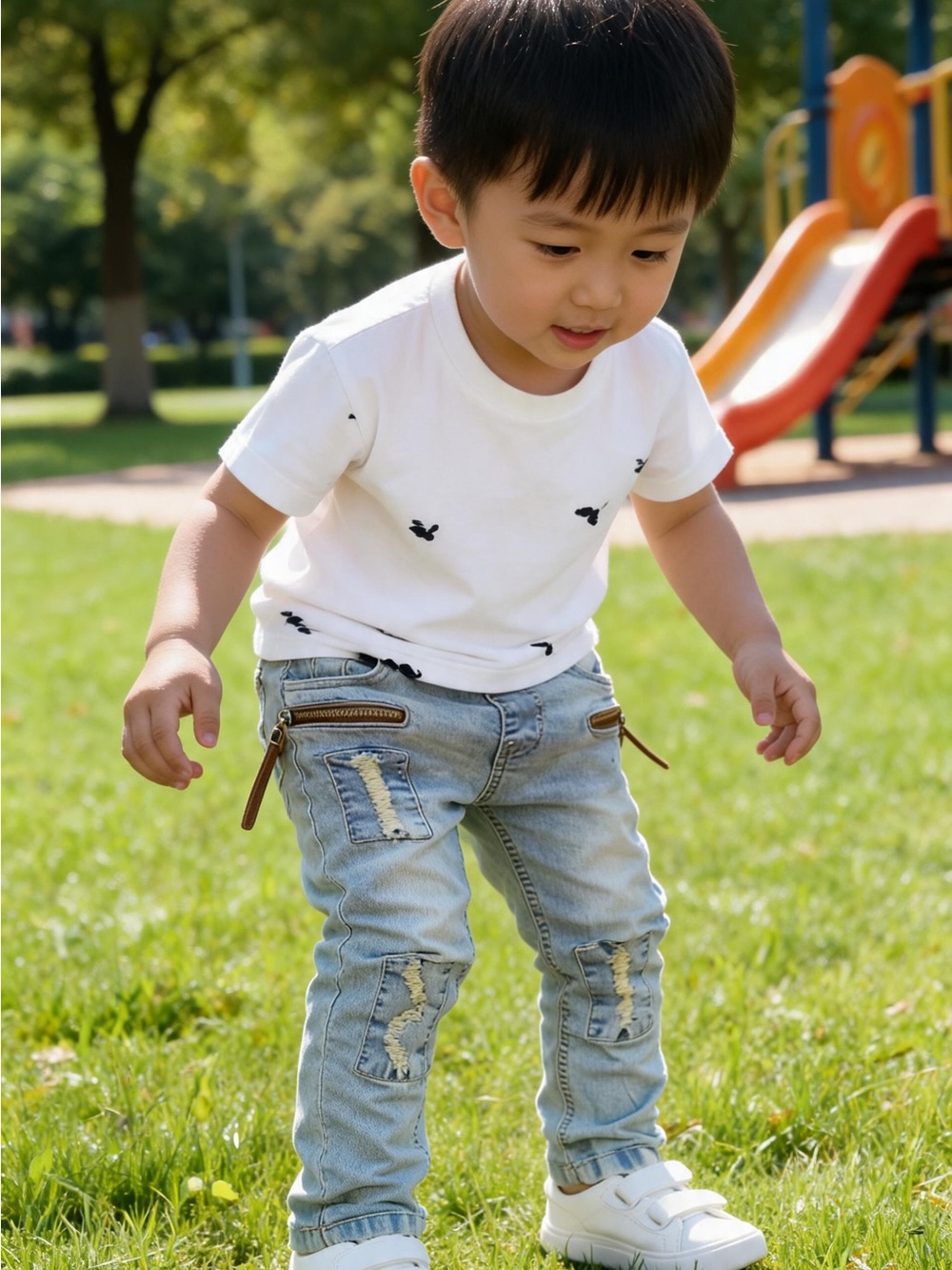 Boys Distressed Jeans